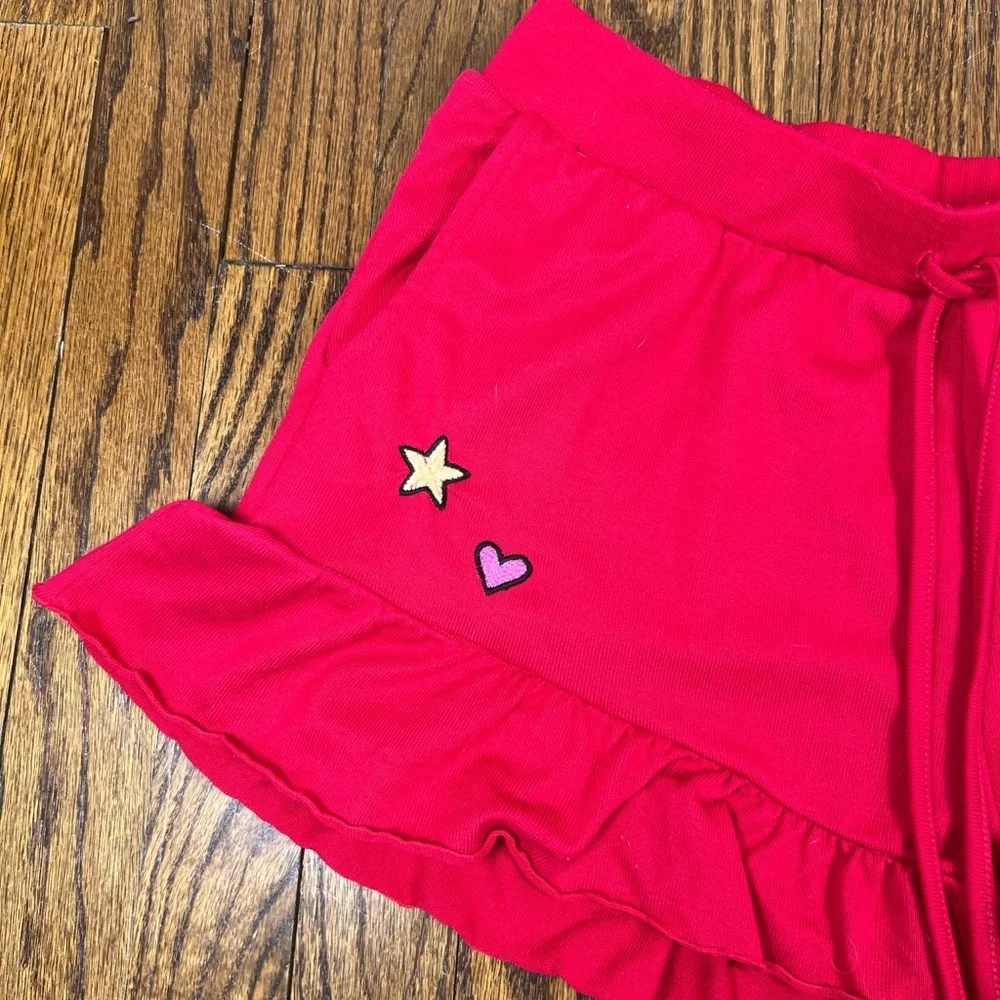 Betsey Johnson Great Condition Elastic waist With Tie String Ruffle Hem Sz Large - Picture 3 of 6